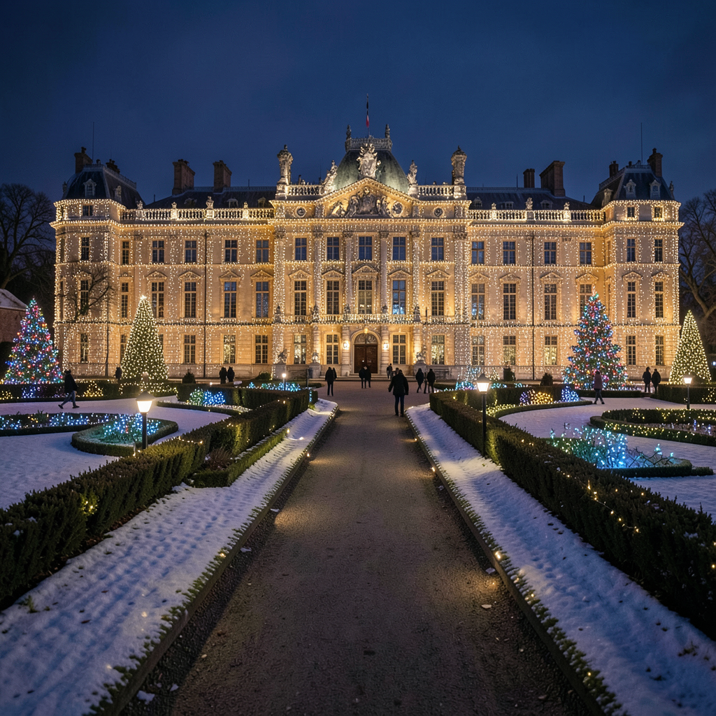 Blenheim Palace Christmas light trail named among UK's best by The Times